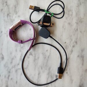 FITBIT CHARGE 4 FITNESS TRACKER LOT FOR PARTS BOTH CHARGERS WORK